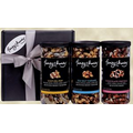 Triple Flavor Gift Pack w/ Chocolate Popcorn, Chocolate Pretzels & Peanut Butter Cup Popcorn